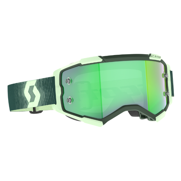 Obrázek SCOTT brýle FURY CH dark green/mint green green chrome works
