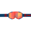 Obrázek SCOTT brýle FURY CH dark blue/neon red orange chrome works