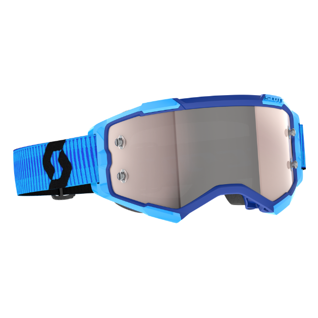 Obrázek SCOTT brýle FURY CH blue/black silver chrome works
