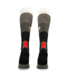Obrázek socks LUDOS grey/black/red