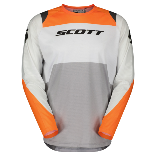 Obrázek SCOTT dres EVO RACE bright white/shocking orange