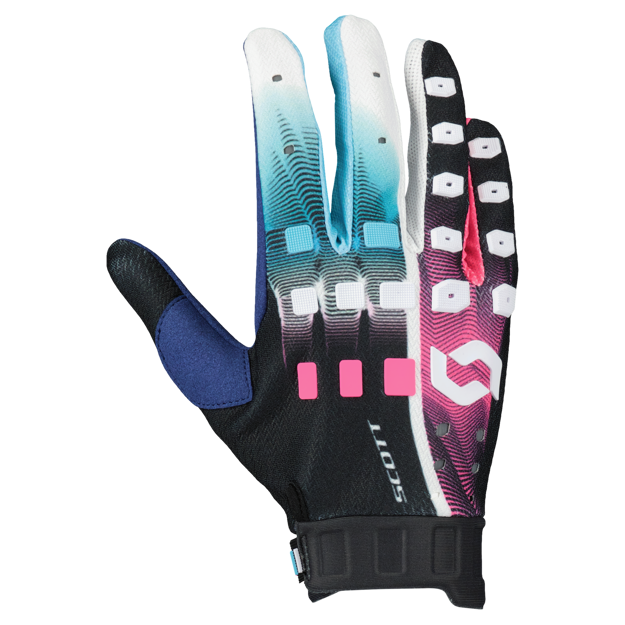 Obrázek glove PODIUM PRO stealth blue/radiant pink