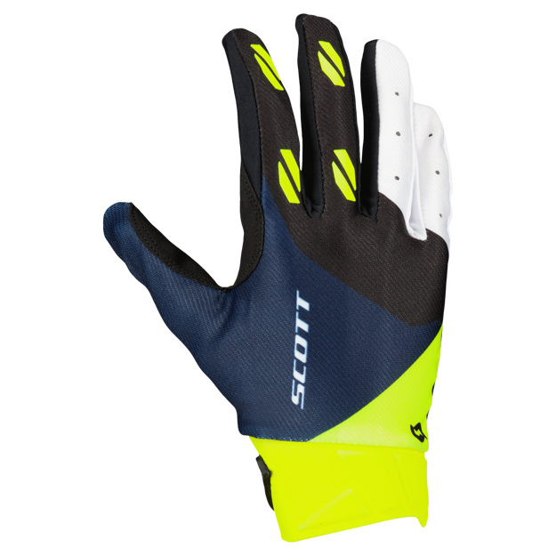 Obrázek glove EVO RACE midnight purple/safety yellow