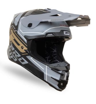 Zobrazit detail produktu - Helmet ADVENTURE 3080 black/grey/gold matt Obrázek Helmet ADVENTURE 3080 black/grey/gold matt