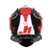 Obrázek JUST1 přilba J18F hexa white/fluo red black