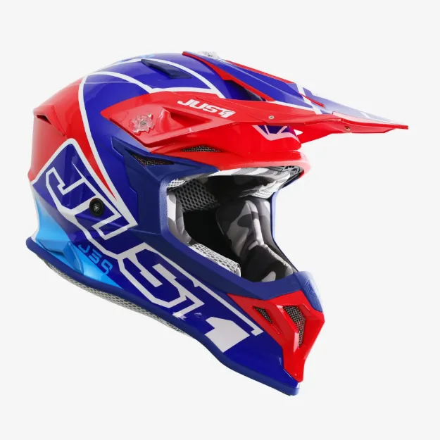 Obrázek JUST1 přilba J39 thruster blue/white/red