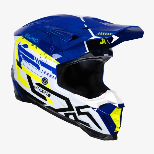 Obrázek JUST1 přilba J40 mission fluo yellow/blue