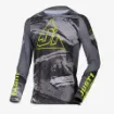 Obrázek JUST1 dres J-FLEX 2.0 - JUNGLE grey/yellow fluo