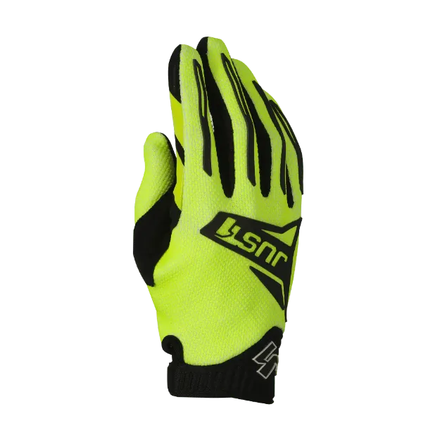 Obrázek JUST1 rukavice J-FORCE 2.0 yellow fluo/black