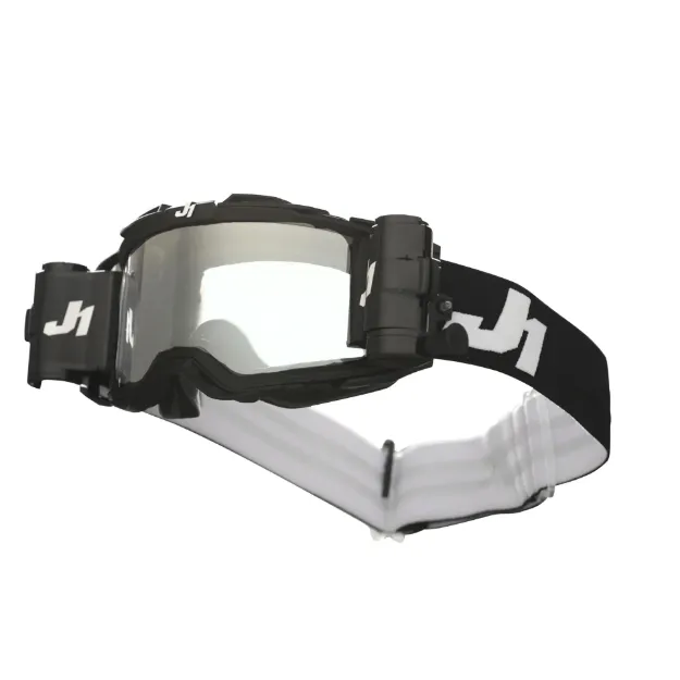 Obrázek JUST1 brýle NERVE PLUS Roll Off  SOLID black white clear lens