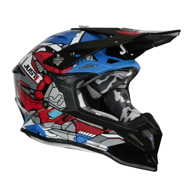 Obrázek JUST1 přilba J39 suppressor red/blue/black