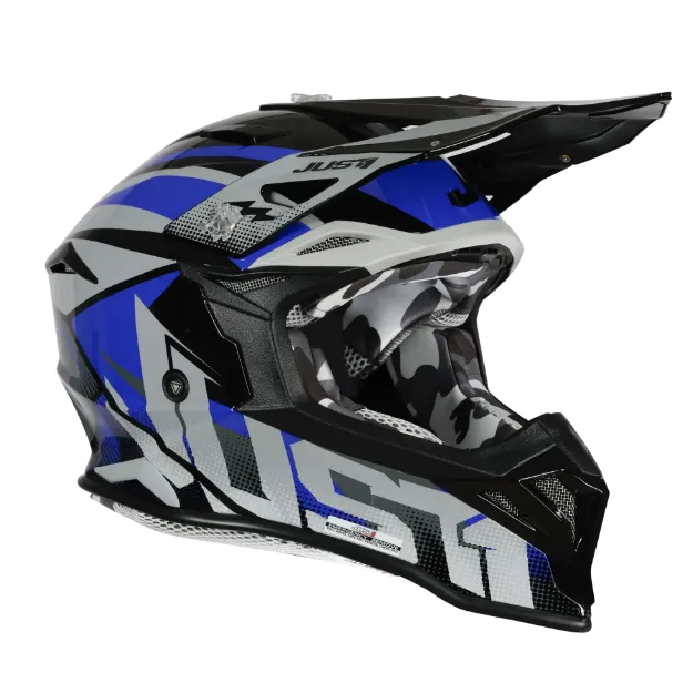 Obrázek JUST1 přilba J39 revo grey/blue/black