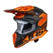 Obrázek JUST1 přilba J18F hexa orange/titanium black
